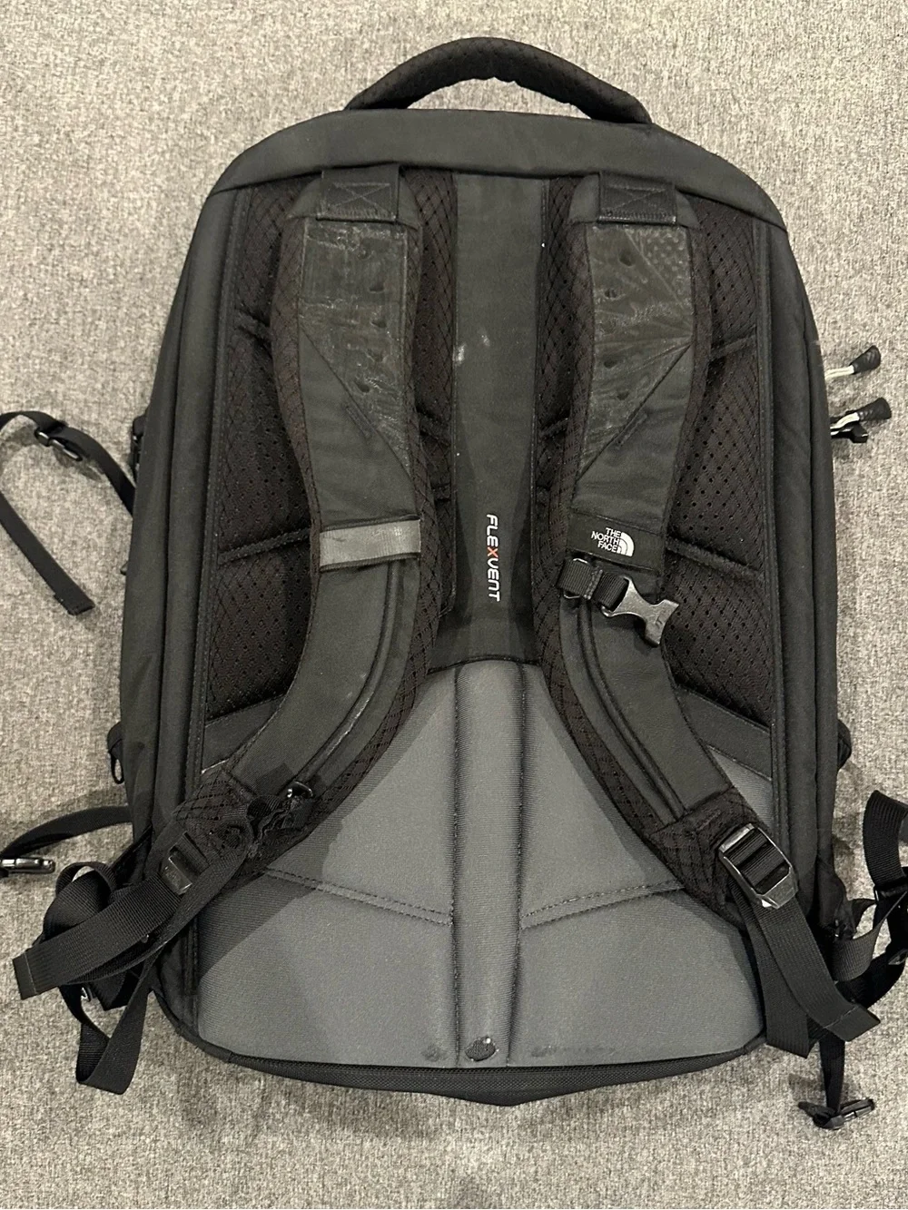 The North Face Black Surge Daypack with White Accents